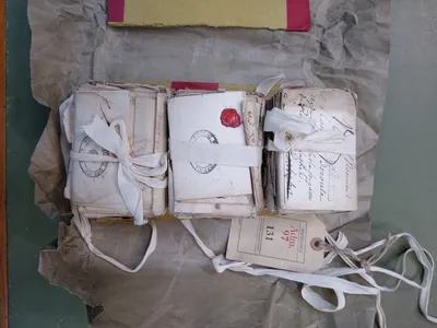 The letters remained unopened in storage for more than two centuries before Renaud Morieux read them.