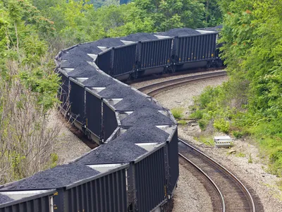 Across the United States, around 70 percent of coal travels by rail.
