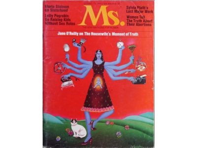 Miriam Wosk&#39;s illustration of a blue-skinned, eight-armed multitasking woman adorned the first cover of Ms. magazine.&nbsp;&quot;Making her blue was a way of making her universal,&quot; says Gloria Steinem in this month&#39;s &quot;Portraits&quot; podcast.