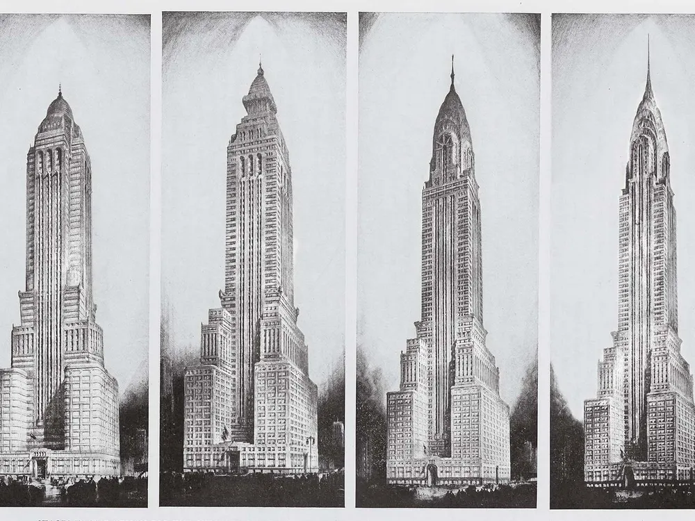 illustration of the Chrysler Building