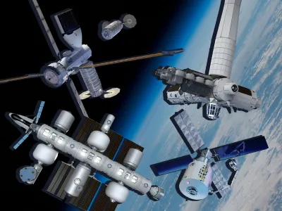 Several private companies are designing space stations that may eventually orbit Earth.