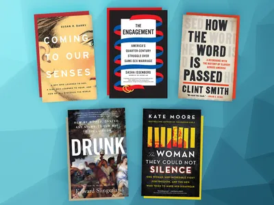 This month's book picks include The Engagement, How the Word Is Passed and Drunk.